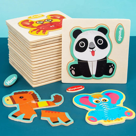 Animal 3D Wooden Puzzle