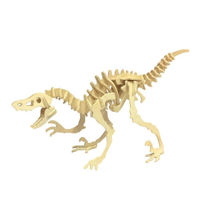 Solid Wooden Dinosaur Model