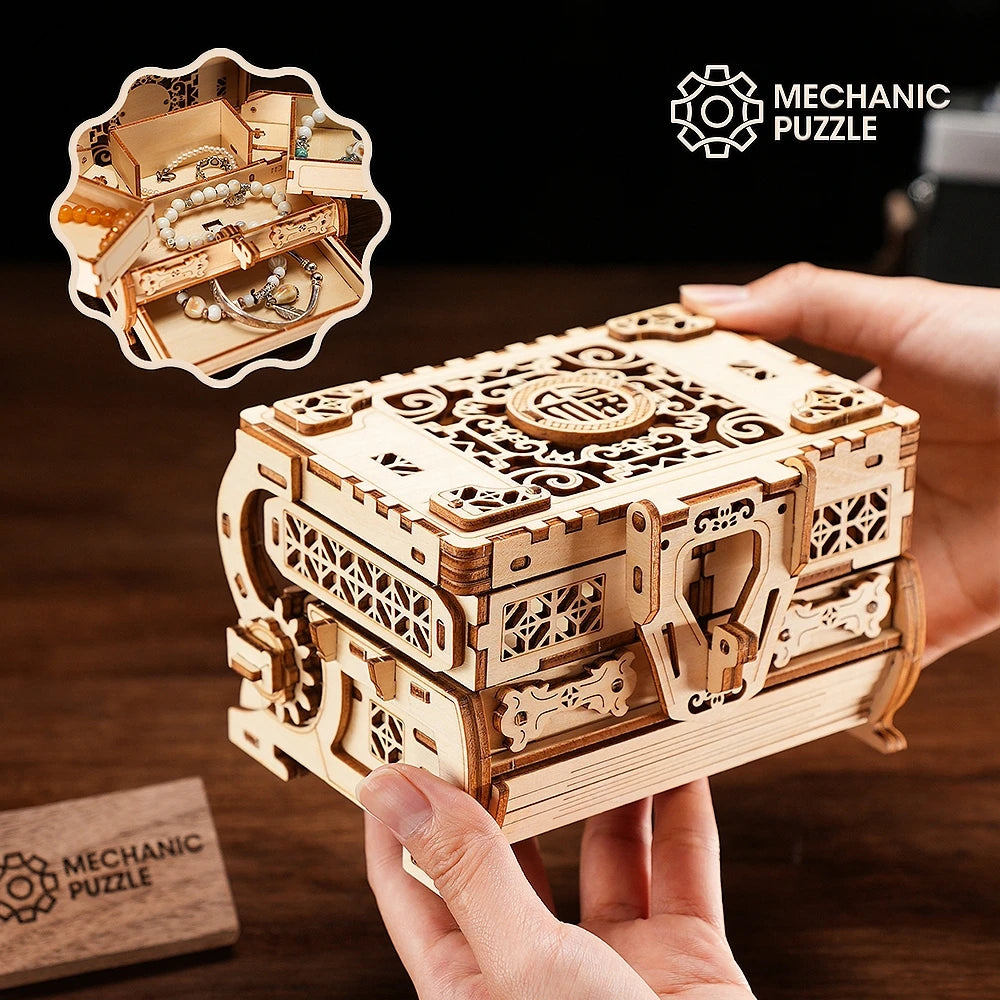 Jewelry Box 3D Wooden Puzzle